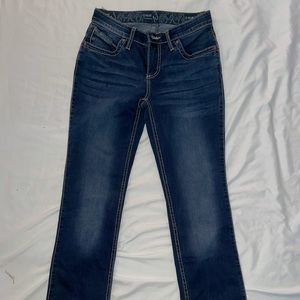 Size 1/2 wrangler boot cut jeans in good shape